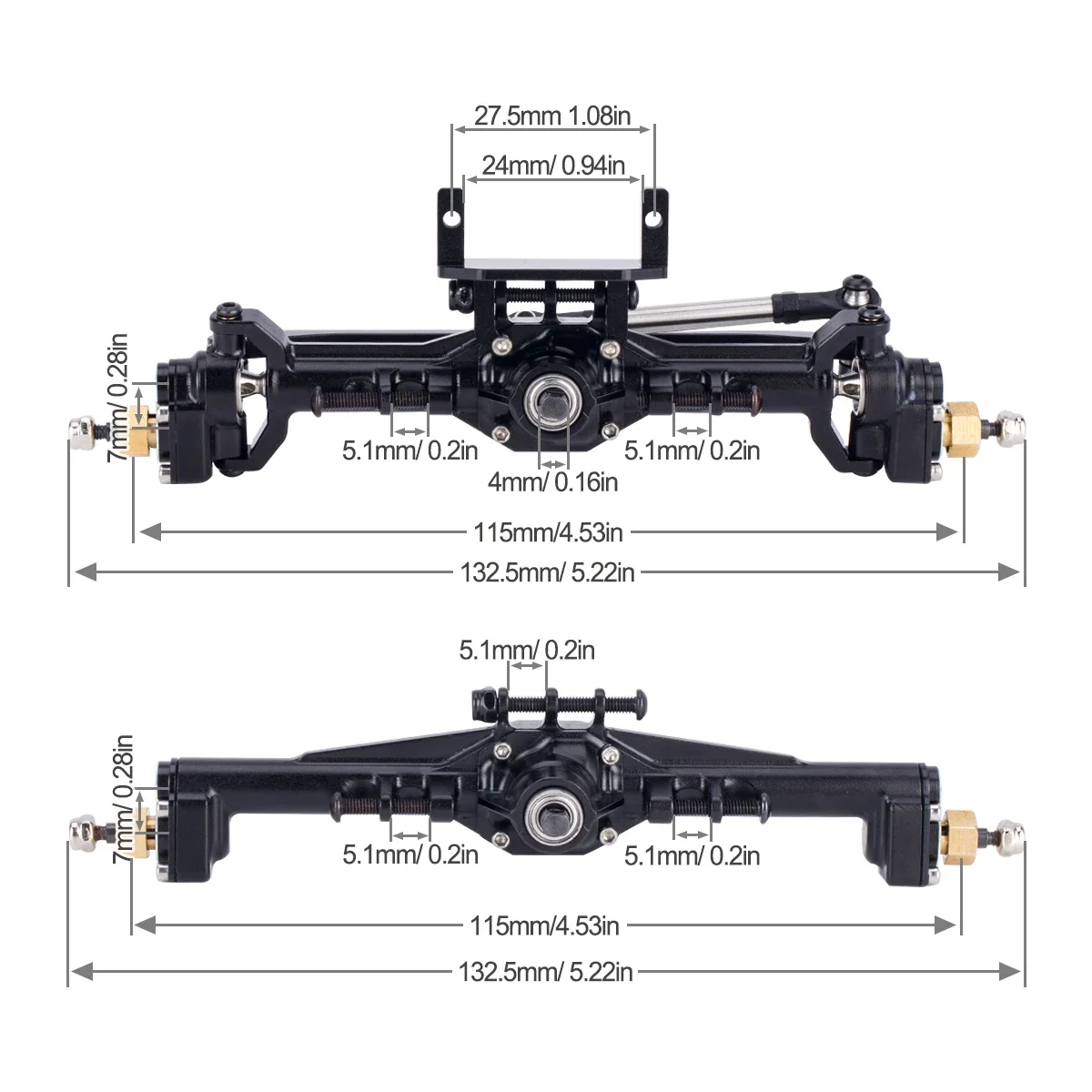 Aluminum CNC Portal Axles +10m - Rc Hobby Factory review and price