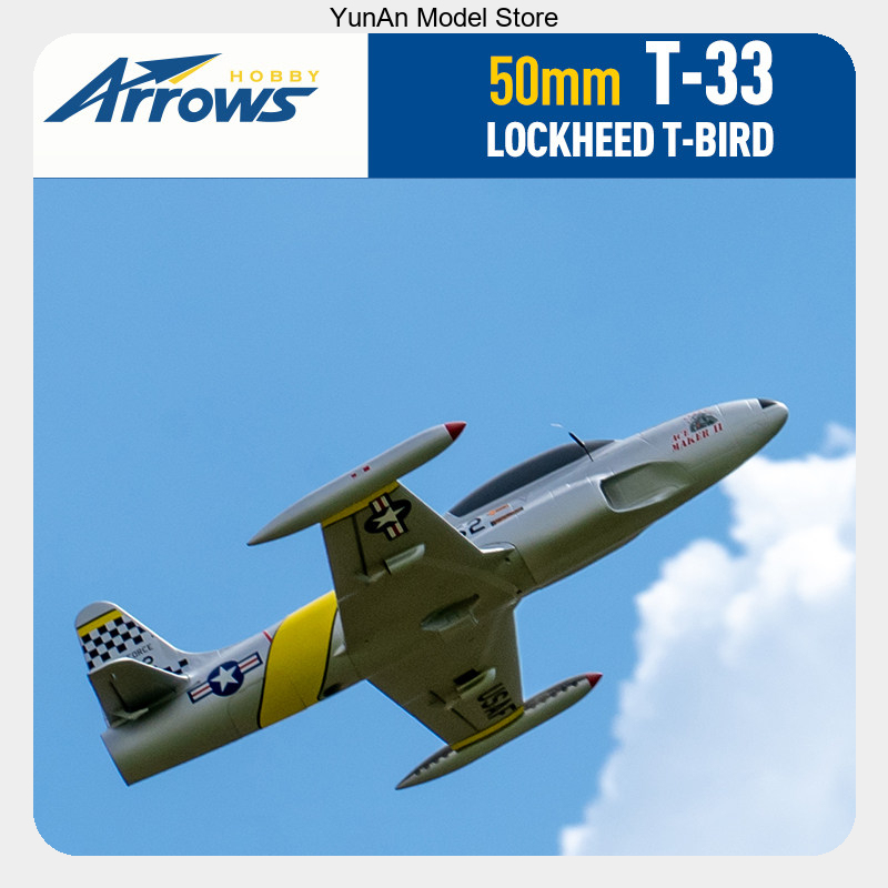 RC Airplane Jet T-33 T33 50mm  - Rc Hobby Park review and price