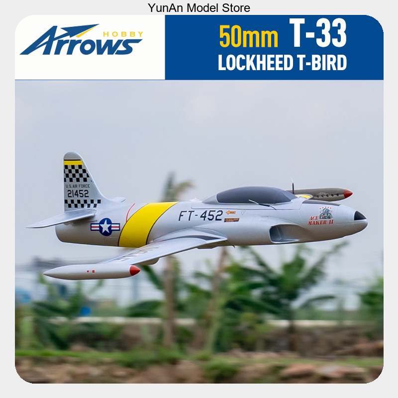 RC Airplane Jet T-33 T33 50mm  - Rc Hobby Park review and price