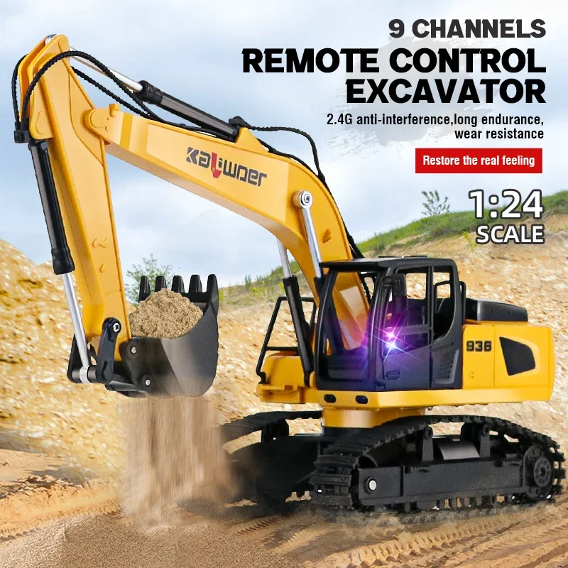 Huina Rc Excavator 1/24 9Ch Re - Rc Hobby Excavator review and price