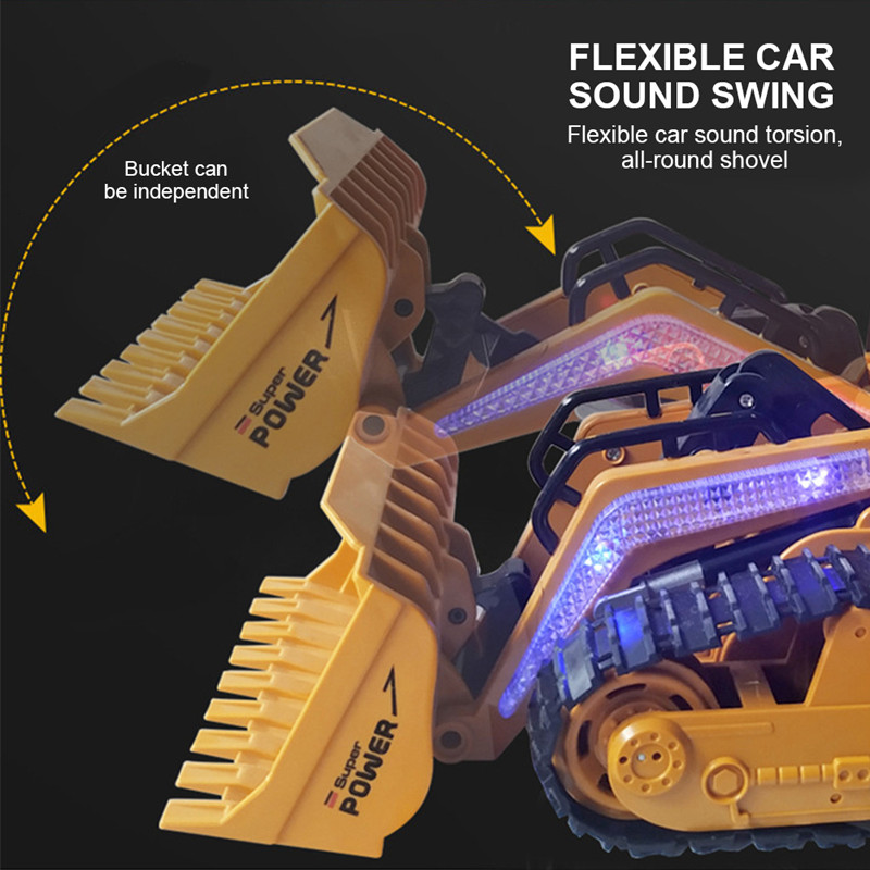 Bulldozer Dumper Tractor RC Tr - Rc Hobby Excavator review and price