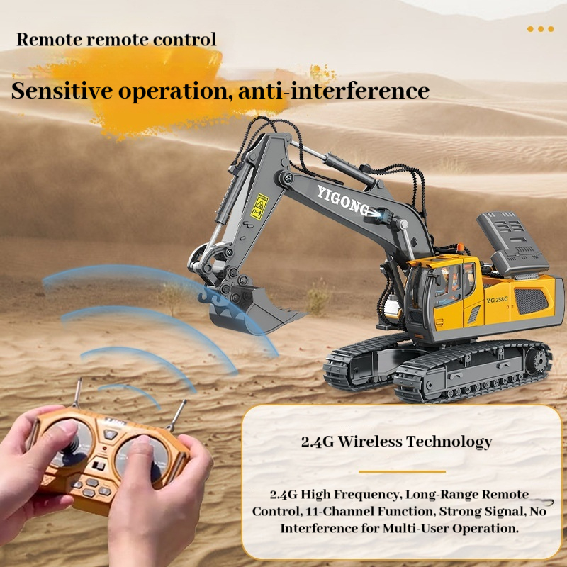YIGONG Alloy Remote Control En - Rc Hobby Excavator review and price