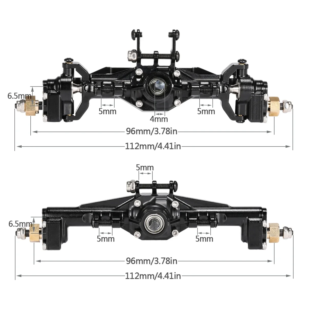 TRX4M Aluminum Front Rear Port - Rc Hobby Factory review and price