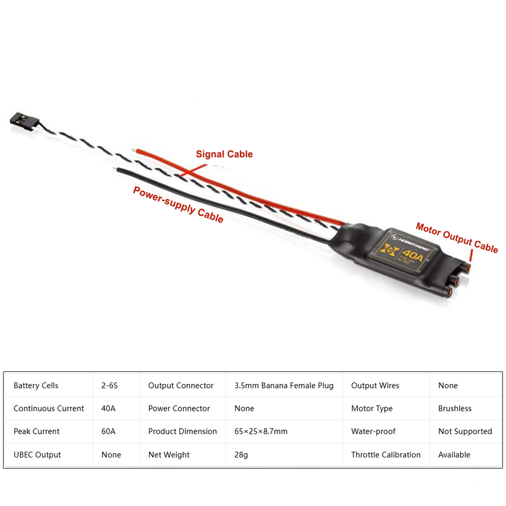 Hobbywing XRotor 40A Brushless - Rc Hobby Wing review and price